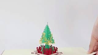 9010 Pop Up Christmas Tree Greeting Holiday Card 9010 Pop Up Christmas Tree Greeting Holiday Card