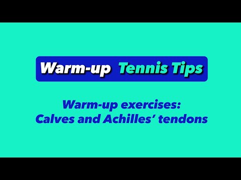 Babolat Tutorials: Warm-up exercises for calves and Achilles' tendons | Babolat