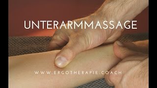 Unterarm-Massage Flexoren Extensoren Ergotherapie Forearm Massage
