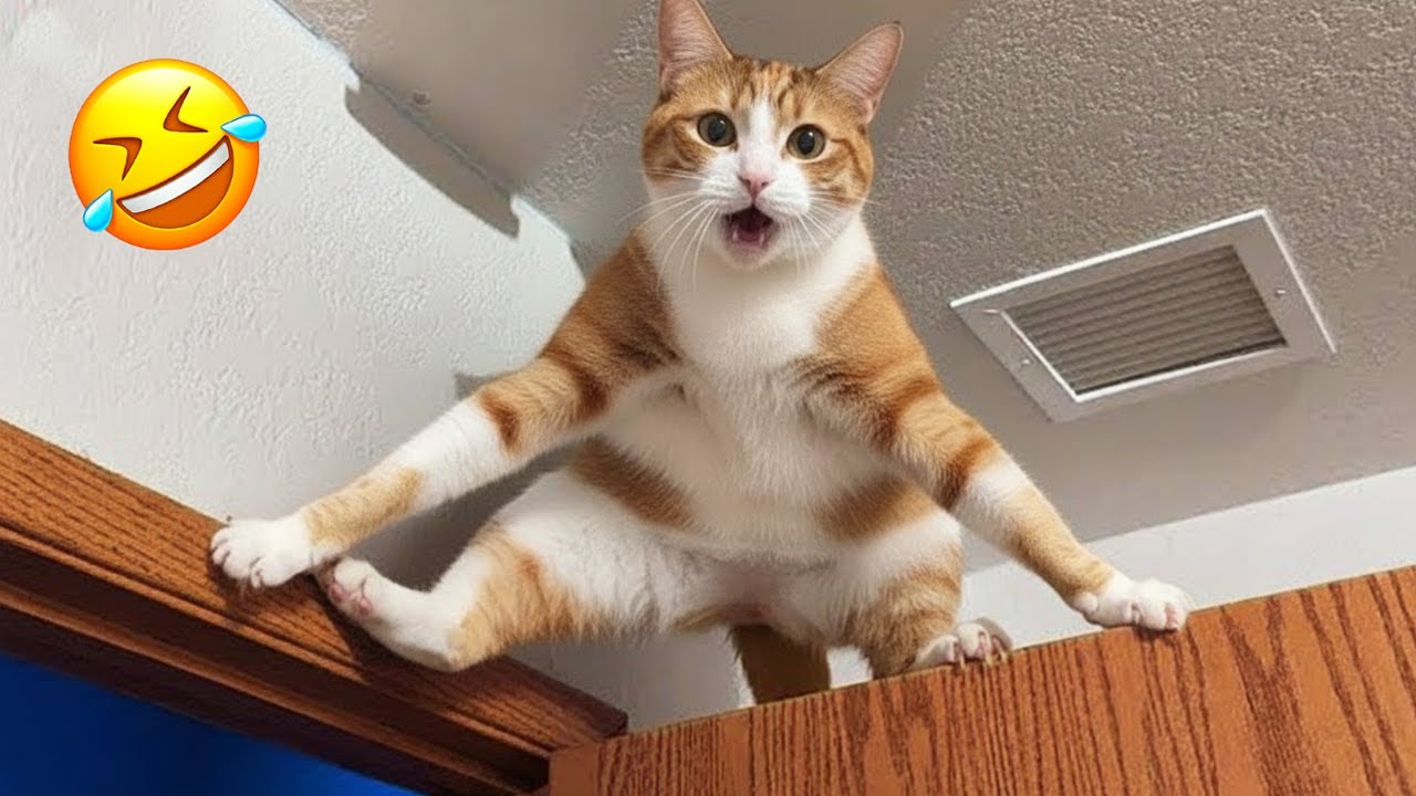 Попробуйте не смеяться 😅 Лучшие смешные собаки и кошки 😹🐶 Часть 2