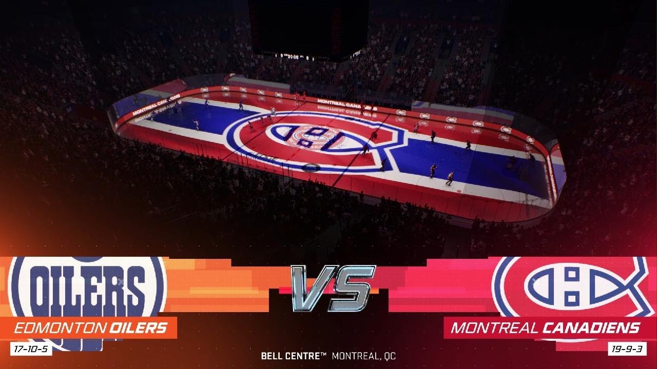 NHL 26 - Oilers at Canadiens - PS5 gameplay - YouTube