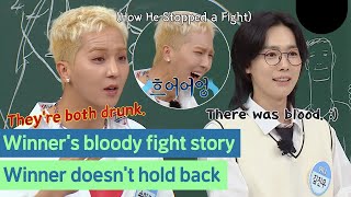 Jinu & Mino fight story! 'WINNER' really fights👊 #winner