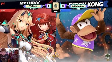 NTSL #48 Winners Semi-finals - Tdow (Pyra/Mythra) vs LightningCam (Diddy Kong) SSBU