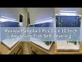 Review Pangda 1 Pcs 24 x 12 Inch Aquarium Fish Self Leveling Mat for Under Tank 5mm Thick Foam Compr