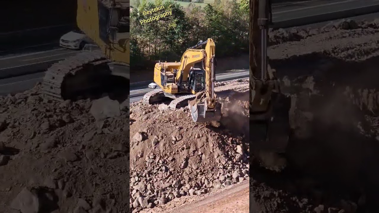 Caterpillar 374 Next Generation, Autobahnausbau, 02.09.2022 #3