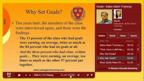 Goal Setting- part 1