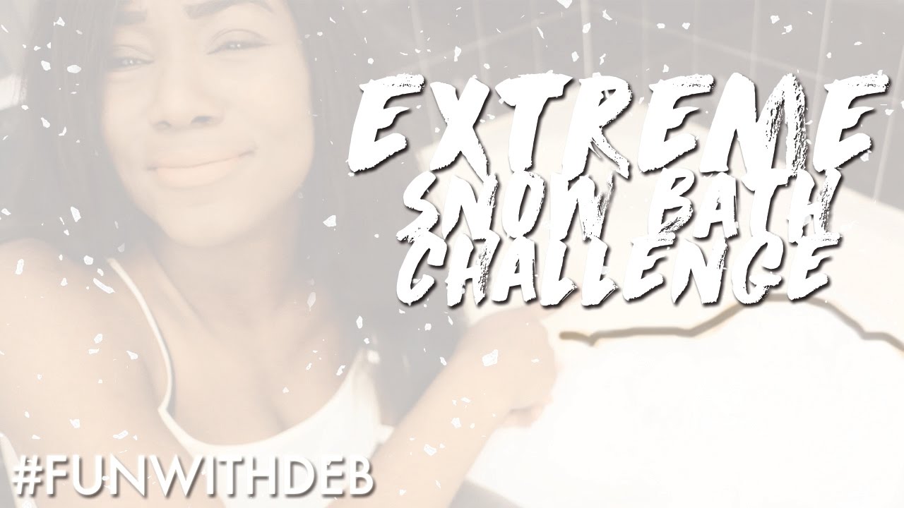 EXTREME REAL SNOW BATH CHALLENGE 