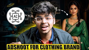 Adshoot for for clothes using ai model