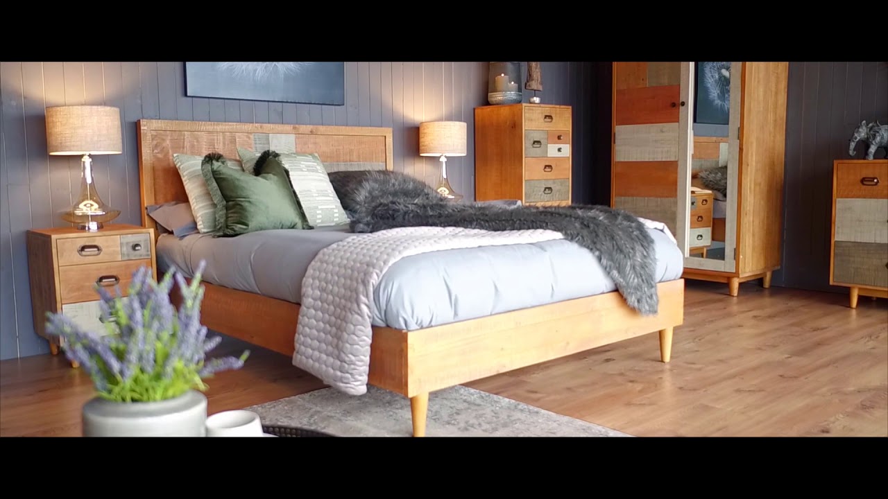 Loft Reclaimed Pine Bedroom Collection EZ Living Interiors YouTube