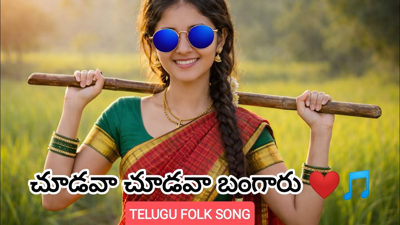 చూడవా చూడవా బంగారు ❤️ | Telugu Folk Love Song | Village Girl Love Song💕