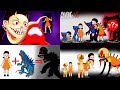 Among Us All Monsters in Squid Game Transformation  우리 가운데 게임 애니메이션 by Yz Animation