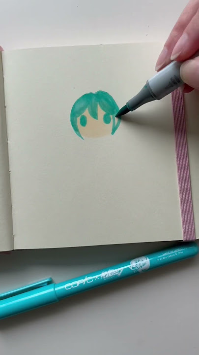 Using Miku markers!