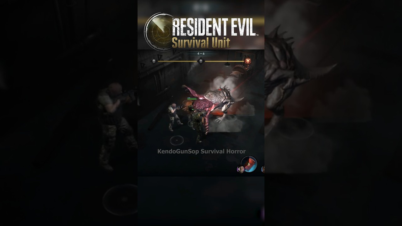 HUNTER γ Boss Fight - RESIDENT EVIL SURVIVAL UNIT Gameplay 