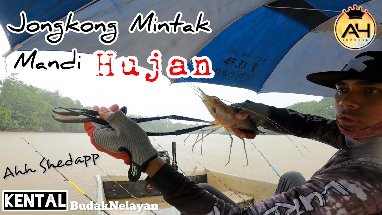 Mancing DiSungai Kampung Sayang Kota Tinggi / Jongkong Mandi Hujan