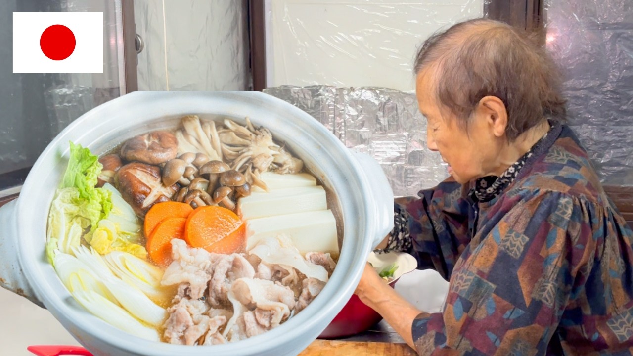 🇯🇵Ужин с моей бабушкой Киноэ, которой 94 года