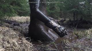 Schlamm Spielen Mit Neoprenanzug