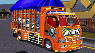 MOD BUSSID TRUCK CANTER REBECCA PINDANG TERBARU || FULL ANIMASI & FULL LED