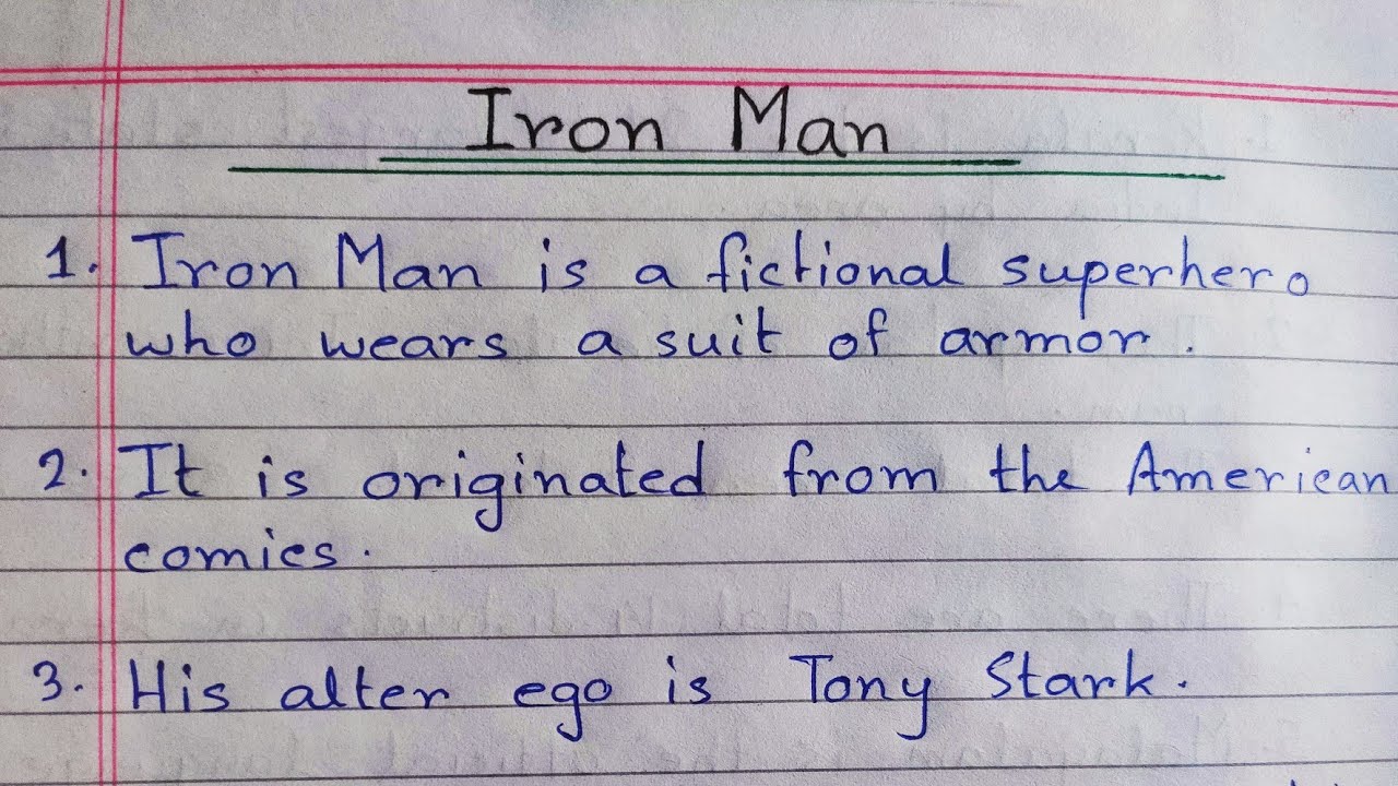 iron man essay