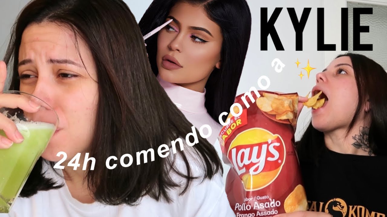 SEGUI A DIETA DA KYLIE JENNER POR UM DIA *e passei fome*
