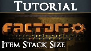 Factorio Tutorial 7 - Inserter Item Stack Size