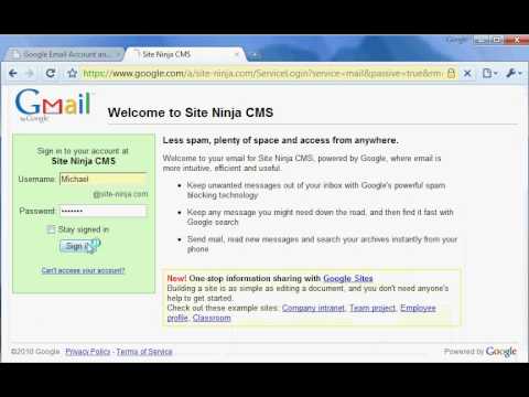 Google Application Webmail And Microsoft Outlook Email Settings