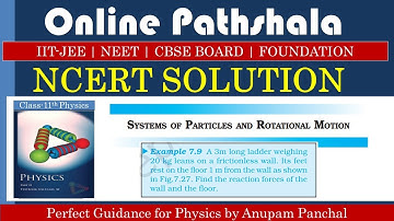 Example 7.9 || Rotational Motion || CBSE Class-11th Physics || NCERT SOLUTION ||
