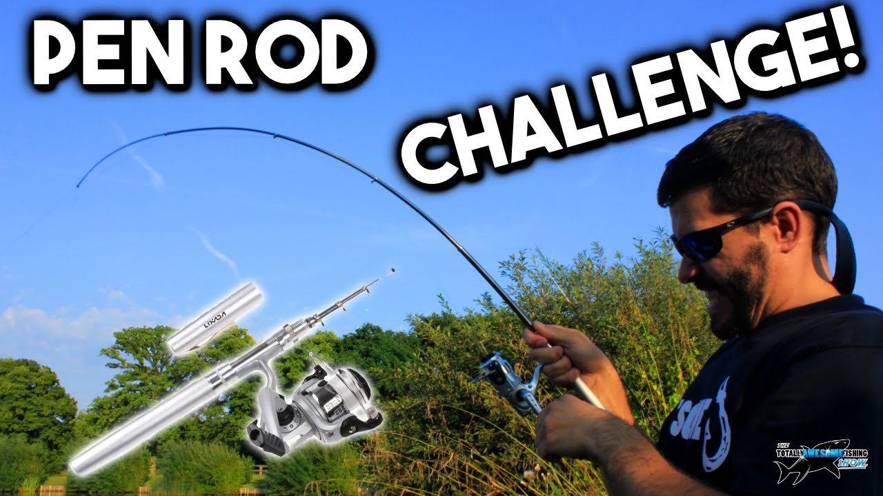 FISHING ROD PEN CHALLENGE!! (Episode 1)
