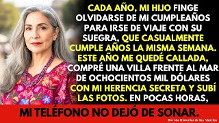 Cada Año Mi Familia Olvidaba Mi Cumpleaños. Este Año Guardé Silencio y Compré Mi Villa… y Ellos