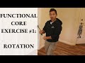 Functional Core Exercise For Back Pain & Tight Hip Flexors #1: ROTATION