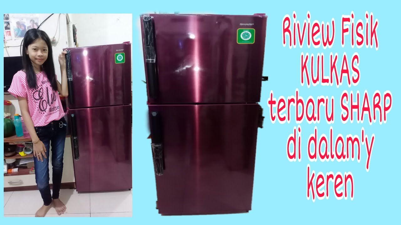 unboxing KULKAS  2 PINTU  SHARP  SJ 246 Terbaru  YouTube