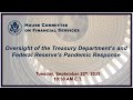 Oversight of the Treasury Department’s and Federal Reserve’s Pandemic Response... (EventID=111021)