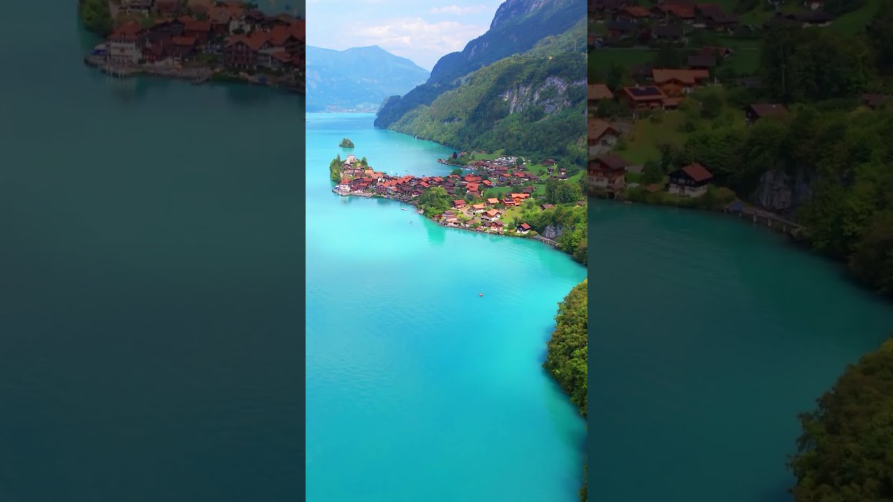 Scenic Views of a Picturesque Lakeside Village