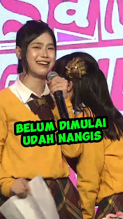 Lana belum mulai Fritzy udah nangis 😭 #lanajkt48 #fritzyjkt48