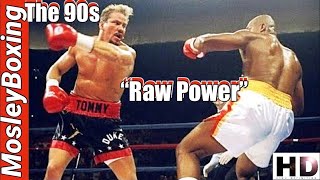 Tommy Morrison drops Razor Ruddock