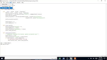 Python  - Create a Progress Bar