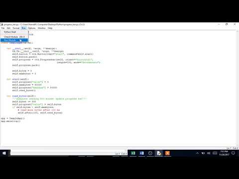 Python  - Create a Progress Bar