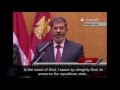 Egypt's new president Mohammed Morsi sworn in