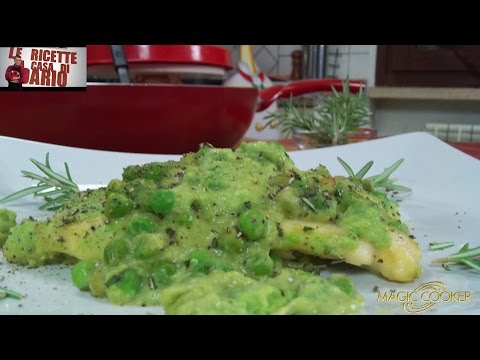 Il Petto di pollo con crema di piselli al latte preparato da Dario con Magiccooker 284