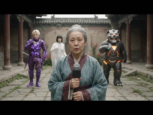 Characters dancing in ancient co…