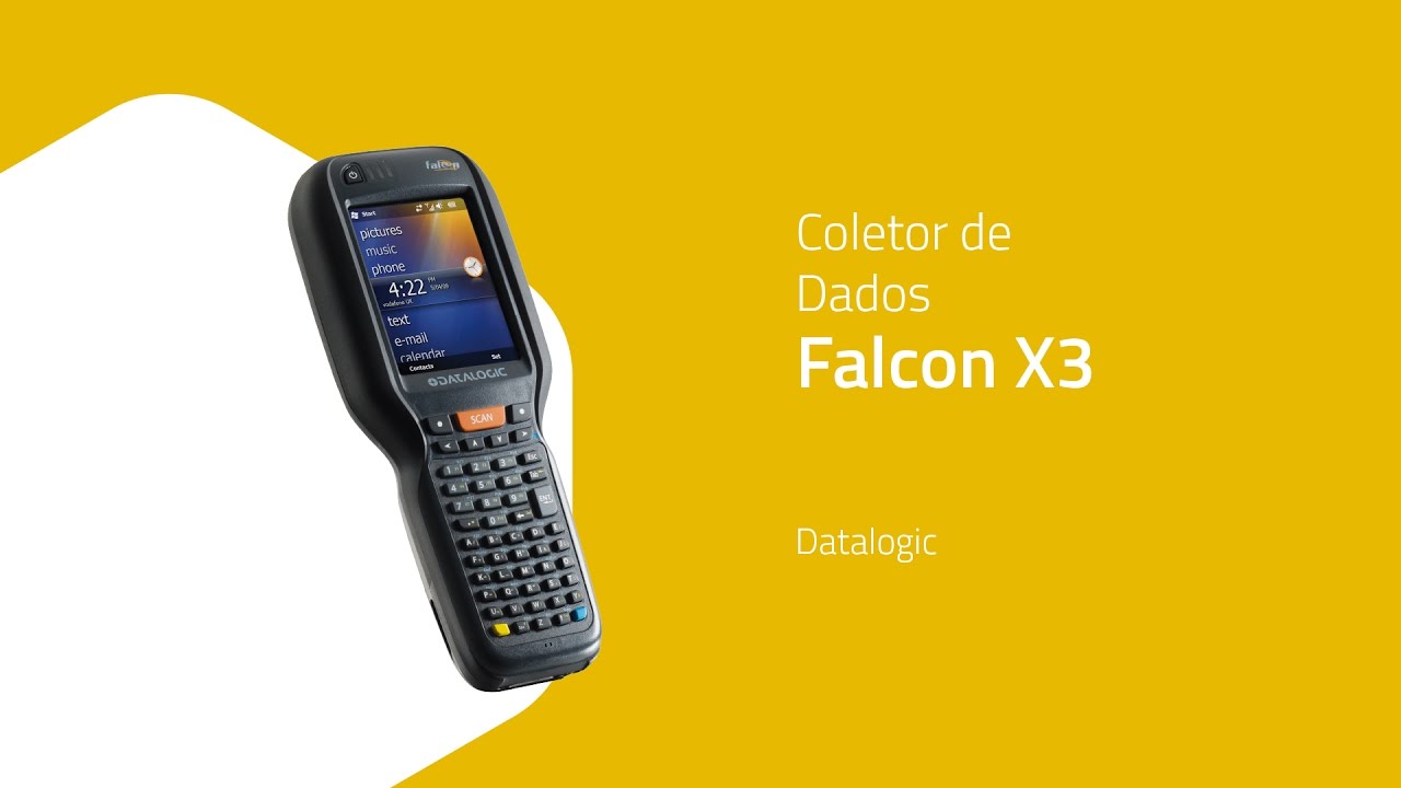 Coletor de Dados Falcon X3 - Datalogic - ZIP Automação - YouTube
