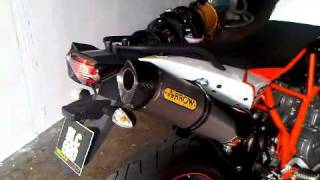 KTM 990 SMR Full Arrow system. - YouTube