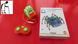 Charity Shop Gold or Garbage? Toy Bulldozer & Robot Spider Kit