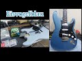 Guitar Lyon Restauração/Pintura Azul Eisvogelblau