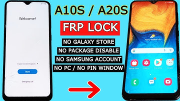 Samsung A10S/A20S Frp Bypass 2023 | Package Disable Not Working | Google Account Bypass Android 11