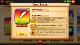 Fruit Ninja - New Blade Power! Disco Blade! (Old)