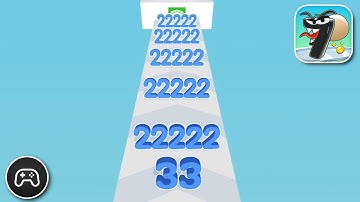 Number Run 3D: Merge Alphabet - Gameplay Walkthrough Part 12-6 - Puzzle Game Levels  (iOS, Android)