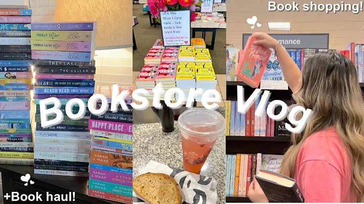 Bookstore Vlog📚🌸spend the day book shopping at Barnes & Noble with me + big book haul📖🌷