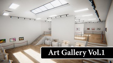 Art Gallery Vol 1 Assets 3D for Unity
