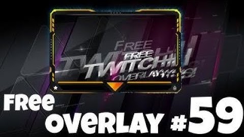 🔴STREAM OVERLAY FREE DOWNLOAD#59🔴 / 🎥OBS STUDIOS YOUTUBE/TWITCH🎥 / Deutsch / Germany