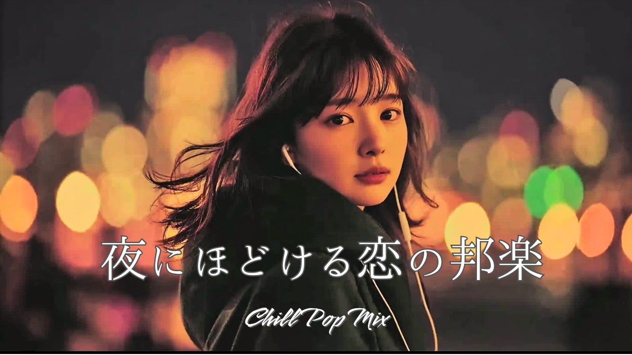 【邦楽playlist】“夜に恋がほどけていく”Chill Playlist｜女性ボーカル｜チルタイム／リラックス／ストレス解消／作業用BGM／エモい曲